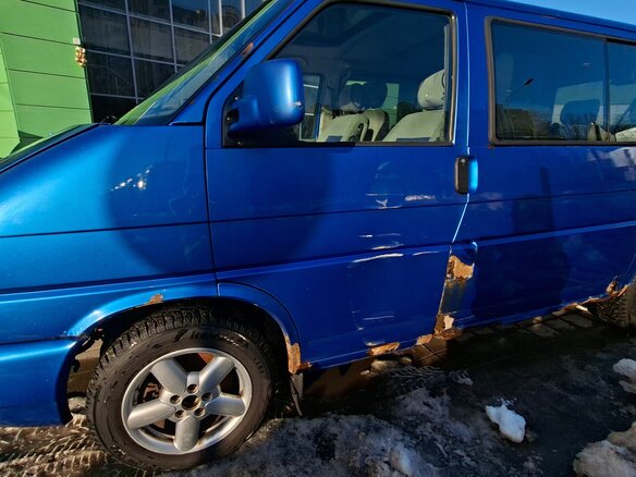 2001 Volkswagen Multivan T4, синий, 700000 рублей - вид 5