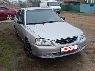 2008 Hyundai Accent ТагАЗ II, серебристый, 450000 рублей, вид 2