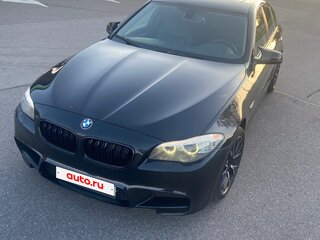 2013 BMW 5 серии 520i VI (F10/F11/F07), чёрный, 1600000 рублей, вид 4