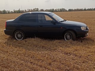 2008 Hyundai Accent ТагАЗ II, синий, 350000 рублей, вид 4