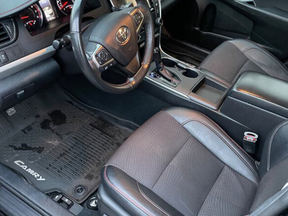 2017 Toyota Camry VII (XV50) Рестайлинг 2, чёрный, 2850000 рублей - вид 8