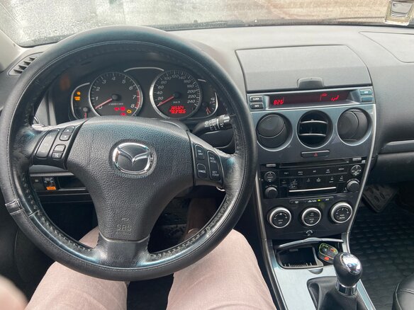 2006 Mazda 6 I (GG) Рестайлинг, чёрный, 375000 рублей - вид 5