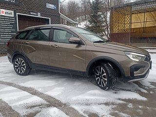 2024 Lada (ВАЗ) Vesta SW Cross I Рестайлинг (NG), коричневый, 1720000 рублей, вид 4