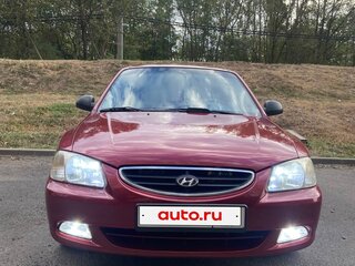 2004 Hyundai Accent ТагАЗ II, красный, 450000 рублей, вид 3