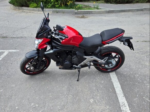 2013 Kawasaki ER-6N, красный, 510000 рублей - вид 12