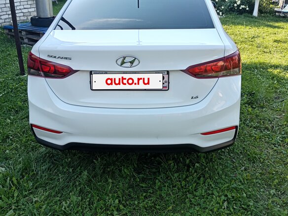 2018 Hyundai Solaris II, белый, 1300000 рублей - вид 8