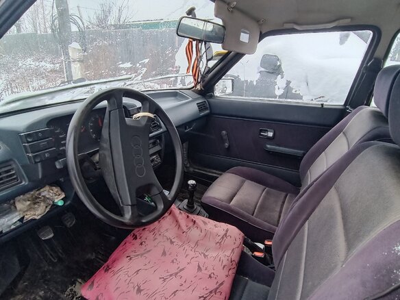 1986 Audi 80 III (B2), синий, 79000 рублей - вид 4