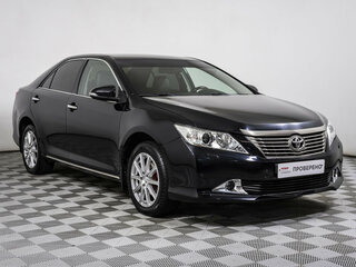 2013 Toyota Camry VII (XV50), чёрный, 1397000 рублей, вид 3