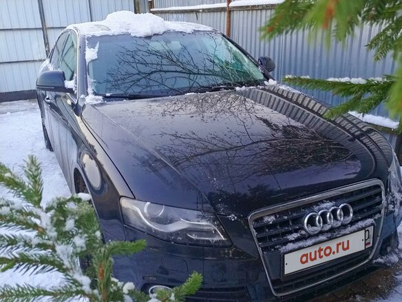 2008 Audi A4 IV (B8), чёрный, 650000 рублей