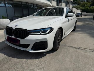2022 BMW 5 серии 530i xDrive VII (G30/G31/G38) Рестайлинг, белый, 7000000 рублей, вид 1