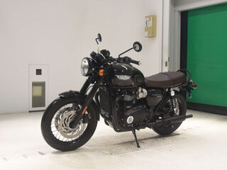 2021 Triumph Bonneville T120, чёрный, 1300000 рублей, вид 4