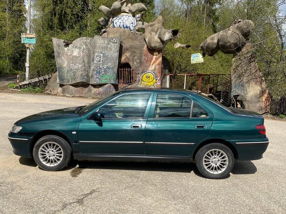 2001 Peugeot 406 I Рестайлинг, зелёный - вид 5