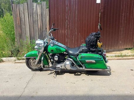 1999 Harley-Davidson Road King, зелёный, 780000 рублей, вид 2