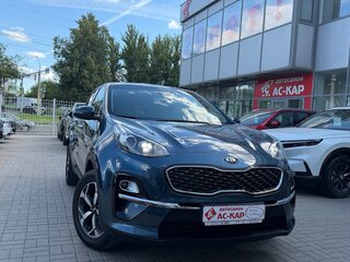 2019 Kia Sportage IV Рестайлинг, синий, 1750000 рублей, вид 5