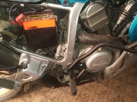 1996 Honda Transalp 400, синий, 300000 рублей, вид 2