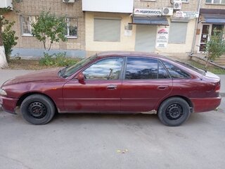 1993 Mitsubishi Galant VII, красный, 100000 рублей, вид 2