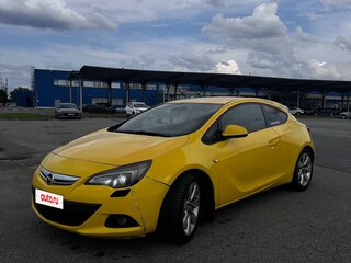 2011 Opel Astra GTC J Рестайлинг, жёлтый, 500000 рублей, вид 4