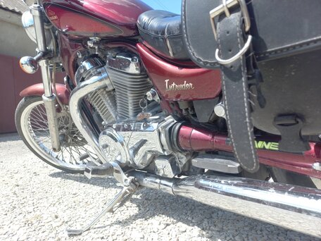 1995 Suzuki Intruder VS 400, красный, 250000 рублей, вид 2