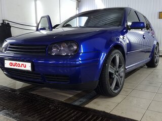 1998 Volkswagen Golf IV, синий, 500000 рублей, вид 5