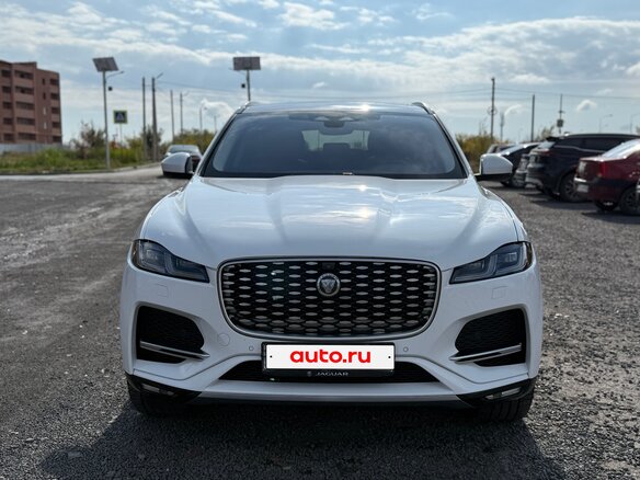 2021 Jaguar F-Pace I Рестайлинг, белый - вид 1