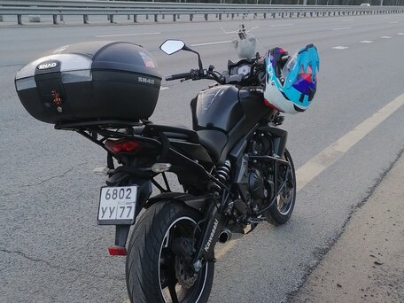 2013 Kawasaki Versys 650, чёрный, 525525 рублей, вид 2