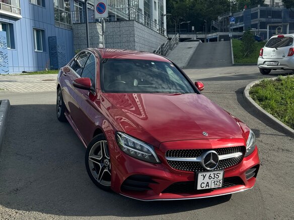 2019 Mercedes-Benz C-Класс 180 IV (W205) Рестайлинг, красный, 2700000 рублей - вид 2