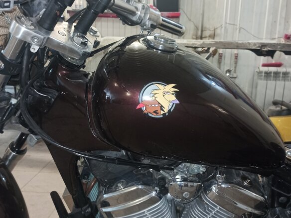 1995 Honda Steed 600, чёрный, 400000 рублей - вид 2