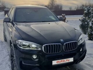 2014 BMW X6 M50d II (F16), чёрный, 3500000 рублей, вид 1