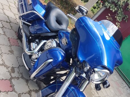 2009 Harley-Davidson Electra Glide, синий, 970000 рублей, вид 3
