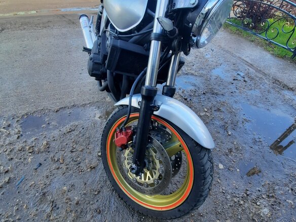 1995 Honda CB 400 Super Four, серебристый, 265000 рублей - вид 4