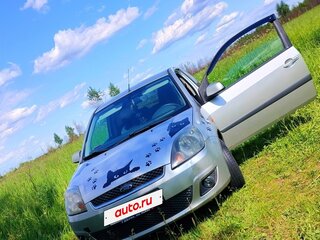 2006 Ford Fiesta Mk5, серебристый, 395000 рублей, вид 1