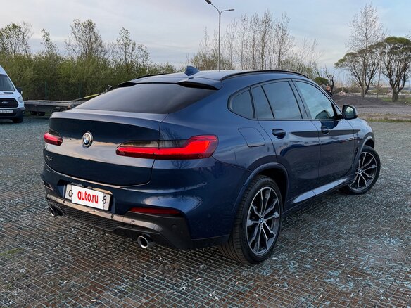 2018 BMW X4 20d II (G02), синий - вид 2