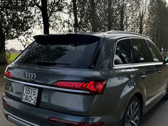 2021 Audi SQ7 I (4M) Рестайлинг, серый, 5490000 рублей - вид 9