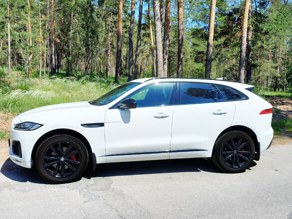 2016 Jaguar F-Pace I, белый, 3400000 рублей - вид 1