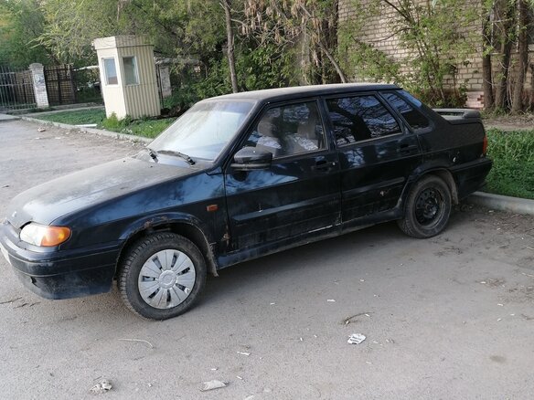 2008 Lada (ВАЗ) 2115, чёрный, 60000 рублей - вид 4