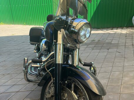 2008 Harley-Davidson Road King, синий, 1350000 рублей, вид 2