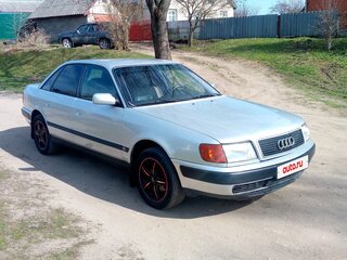 1991 Audi 100 IV (C4), серебристый, 390000 рублей, вид 3