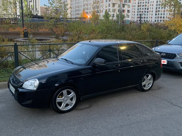 2011 Lada (ВАЗ) Priora I, чёрный, 417000 рублей - вид 12