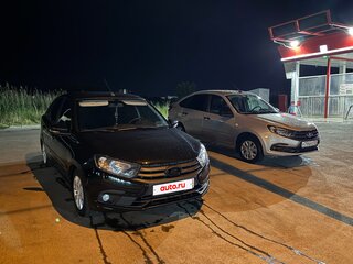 2021 Lada (ВАЗ) Granta I Рестайлинг, чёрный, 680000 рублей, вид 4