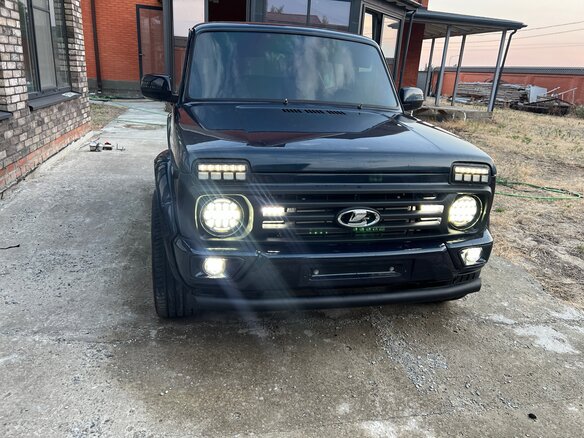 2012 Lada (ВАЗ) 2121 (4x4) I Рестайлинг, синий, 1800000 рублей - вид 2