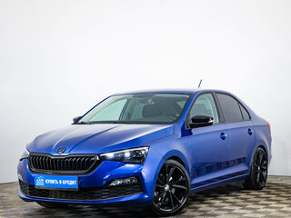 2021 Skoda Rapid II, синий, 2154000 рублей, вид 3