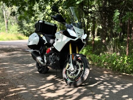 2013 Aprilia ETV 1200 Caponord, белый, 690000 рублей, вид 1