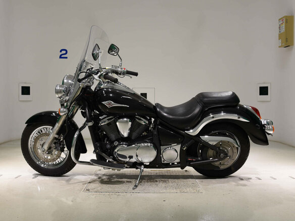 2009 Kawasaki VN900 Vulcan, чёрный, 441348 рублей - вид 1