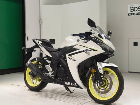 2018 Yamaha YZF-R3, белый, 490000 рублей, вид 3