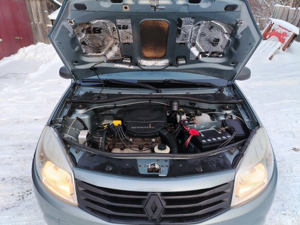 2011 Renault Sandero I, синий, 495000 рублей - вид 34