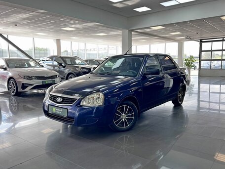 2013 Lada (ВАЗ) Priora I Рестайлинг, синий, 415000 рублей, вид 1