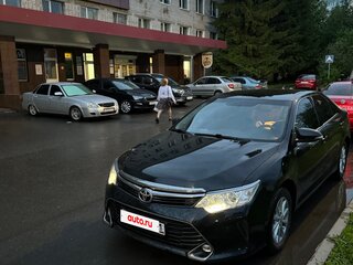 2017 Toyota Camry VII (XV50) Рестайлинг 2, чёрный, 1750000 рублей, вид 1
