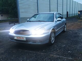 2007 Hyundai Sonata ТагАЗ IV (EF) Рестайлинг, серебристый, 815000 рублей, вид 3