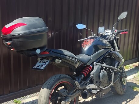 2012 Kawasaki ER-6N, чёрный, 385000 рублей, вид 5