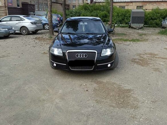 2006 Audi A6 III (C6), чёрный, 1000000 рублей - вид 1